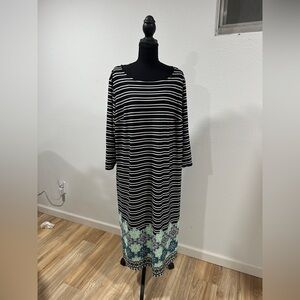 NWT CJ Banks striped dress